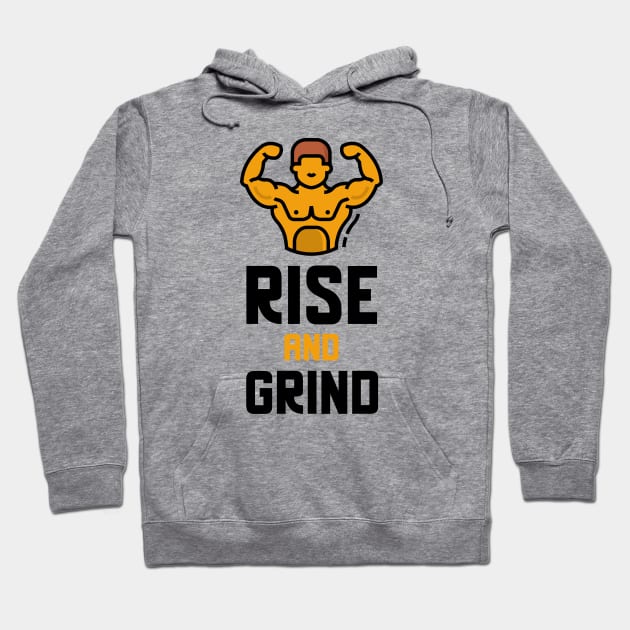 Rise And Grind Hoodie by Jitesh Kundra